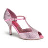 Bordello VIOLETTE Baby Pink Burlesque Shoe