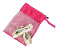 Mesh Shoe Bag - Pink