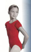 Capezio Short-Sleeved Leotard #132C & #133