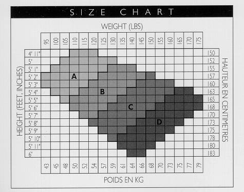 Danskin Tights Size Chart